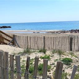 Accès direct à la plage 